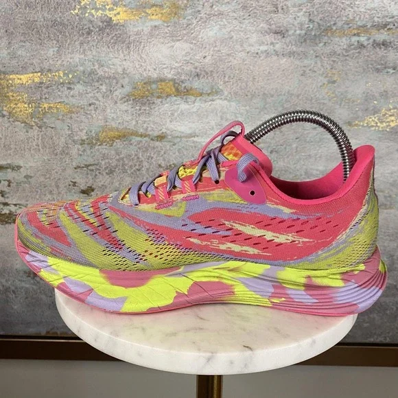 ASICS Noosa Tri 15 Shoes Womens Size 8 Multicolor Tie Dye Mesh Running Sneakers - Picture 7 of 11